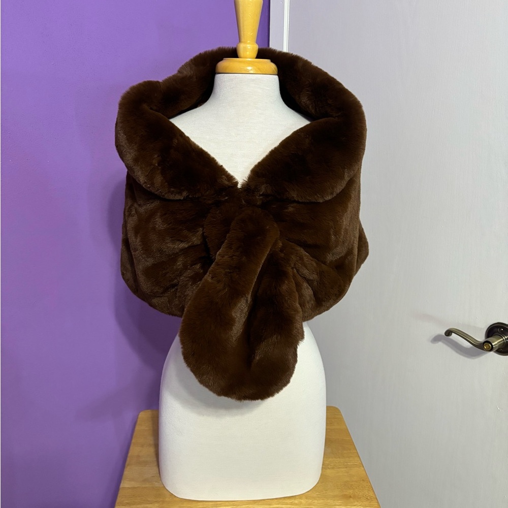 Faux Fur Shawl